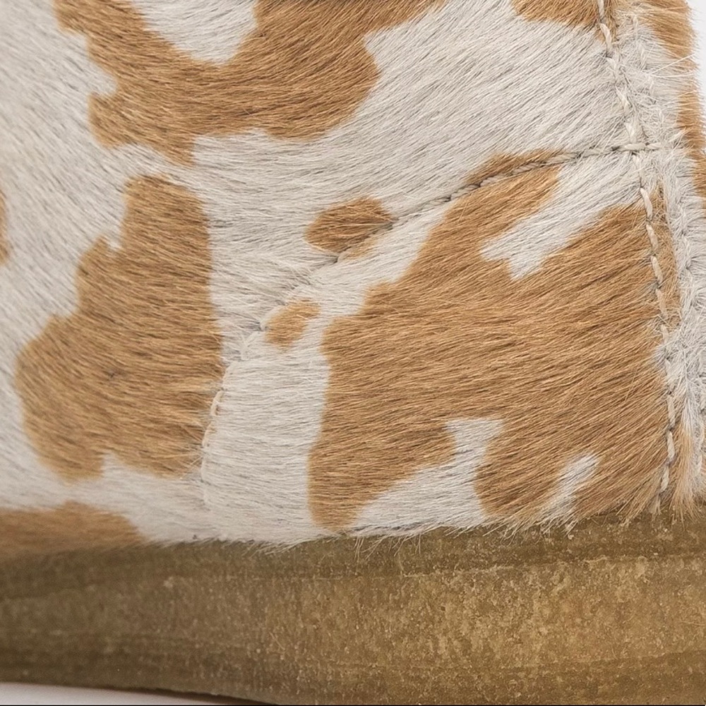 Clarks, Women's Wallabee Boot, Tan Cow Print, Brand New, 26165912 Size 10.5 - Picture 9 of 11